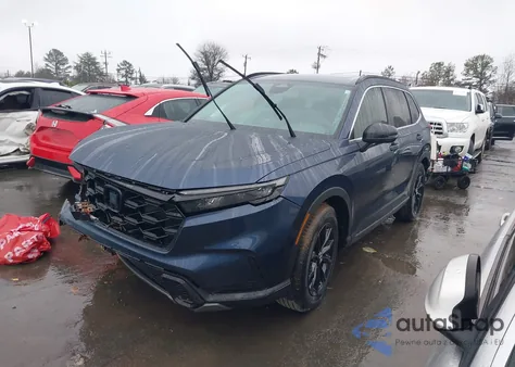 2024 Honda Cr-V Hybrid Sport z USA, uszkodzony, nr VIN 7FARS5H57RE018528